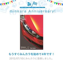 祝・みんカラ歴4年！