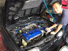 ☆　札幌のクルーズ パルサーＧＴｉ－Ｒ水温がガガガ～　☆　