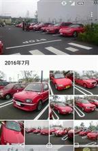 今朝のモニクルの写真が赤過ぎる(*&#180;ω｀*)