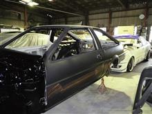 AE86後期トレノ フルレストア その15「外板塗装前の下準備」