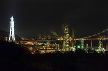 室蘭の夜景　白鳥湾展望台