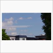 BBQと航空ショーの練習