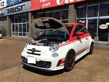☆　札幌のクルーズ フィアットアバルト E/Gチェックランプと格闘チュー！　☆