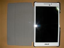 タブレット専用開閉式三つ折薄型スタンドケース