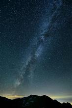 黒岳山頂からの星景