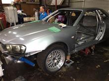 ☆　札幌のクルーズ BNR34 ロールケージ溶接開始！　☆　