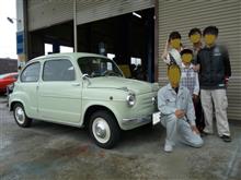 FIAT600 初めて乗って長距離移動