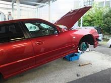 サーキット走行前メンテ