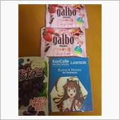 娘と嫁さんにお菓子を買う。