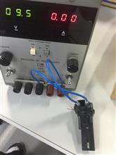 DC12V、セット完了    スイッチ、ON(笑)  