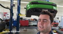 ユーチューバーのウラカンが壊れた、という動画。ブレーキラインに異常か