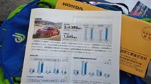 最新版Honda公式党員向け機関紙＆活動補助資金が支給されて来た♪