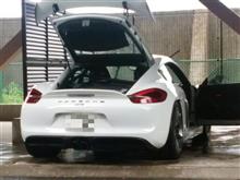 今週末のケイマンGT4 ～洗車→雨の大黒（涙）～