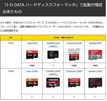 ドライブレコーダー用「64～128GBのmicroSDXC」カードにおすすめのFAT32フォーマッター