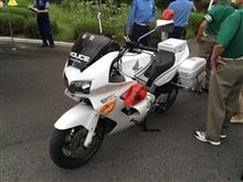 交通安全運動イベントにて