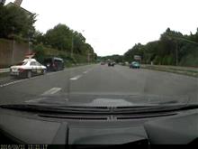 高速道路に「警ら」のパトカー