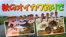 オイカワ釣り「秋のオイカワ釣りで天ざるソバ」健啖隊ネット隊員（y.katsu) 