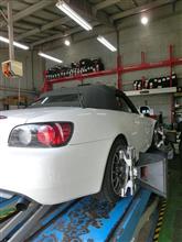 S2000、車高調からのアライメント～