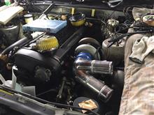 札幌のクルーズ ムッチ32 R35エアフロ取付けチュー！　