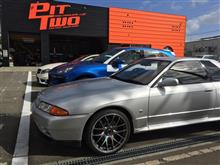 札幌のクルーズ BNR32＆C63AMGをアライメントへ！
