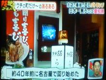 お店の看板で回るパトランプ