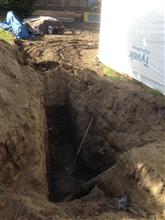 connecting the exsiting sewer line