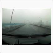 滝のような大雨