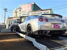 札幌のクルーズ 朝イチ R35アライメントにドナドナ！