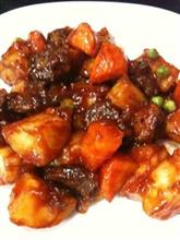 鯨肉のノルーウェイ風
