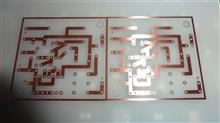 久しぶりの基盤作製（老眼の親父には辛い作業です）