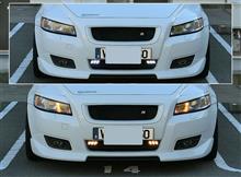DRL のホワイトLED がアンバーLEDに変わるんです(^^)v