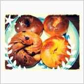 土曜の朝は焼きたてのbage ...