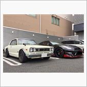 新旧GT-R、並んでます