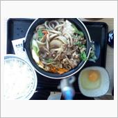 吉野家の、ぎうすき鍋膳。