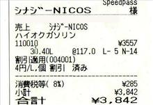 フィアット500の燃料計