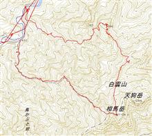 妙義山相馬北稜 GPSによる検証