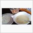 ホットミルクで溶かしたインスタントコーンスープ＠海の実家なう♪