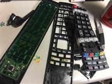 テレビのコントローラーを掃除