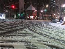 本当に雪になりましたね～！