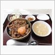 今日のランチは、「孔子膳堂」大蒜豚丼 600円