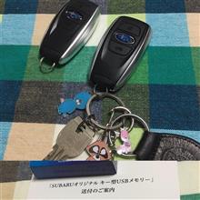 スバルのUSBメモリー届いた(^○^) スバルのUSBメモリー届いた(^○^)