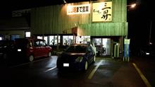 雨の日でもﾗｰﾒﾝを食べてC2を洗車(^^)/