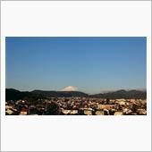 今日の富士山は雪かぶり