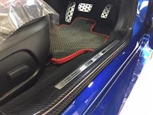 スバル レヴォーグ、WRX-S4/STI、XVのSTI専用ドライカーボン製スカッフプレートカバー販売開始しました