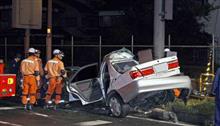 盗難車が逃走中に事故 高校生が運転か について