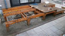 ウッドデッキ解体