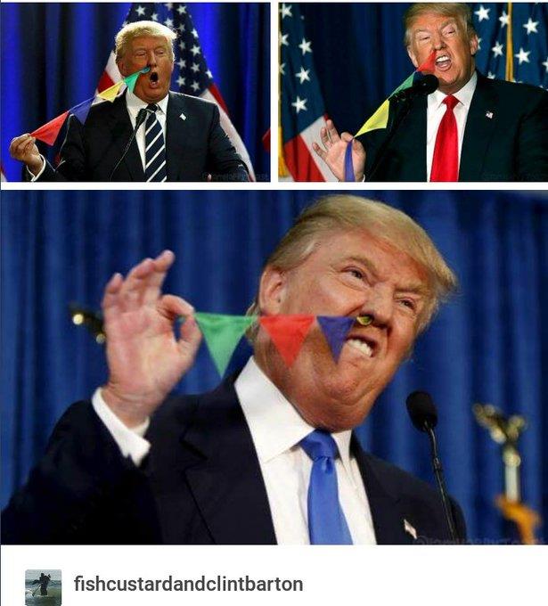 シュールすぎ トランプ氏の鼻からフラッグクソコラが凄いとネットで話題に きゃのん 08のブログ きゃのん 08公式ブログ ﾟ ﾟ みんカラ