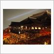 紅葉ライトアップ 京都・清水寺