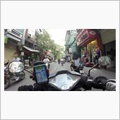 バイクにスマホホルダー