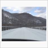 もはや、かなり滑る冬道だった〜